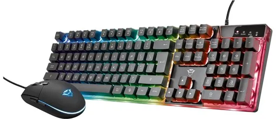 Trust Gaming GXT 838 Azor Gaming Combo - Gaming-tastatur - Svart