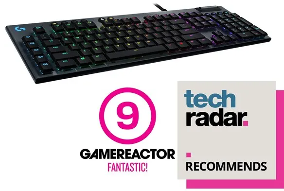 Logitech G815 LIGHTSYNC RGB GL Clicky - US - Gaming-tastatur - Amerikansk engelsk - Svart