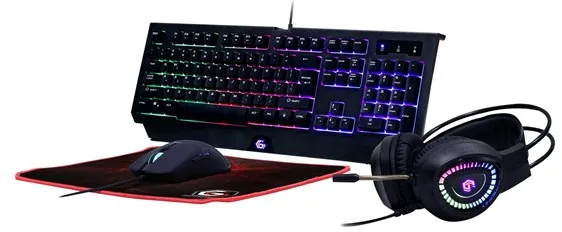 Gembird GMB Gaming Phantom - Gaming-tastatur - Amerikansk engelsk - Svart